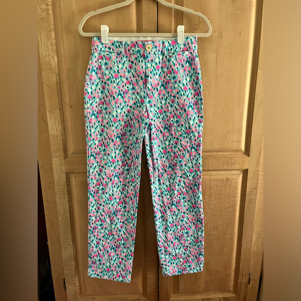 Lilly Pulitzer button zip pants size 2
